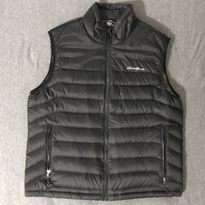 Eddie Bauer Men’s Puffer Vest Black Size L FREE SHIPPING
